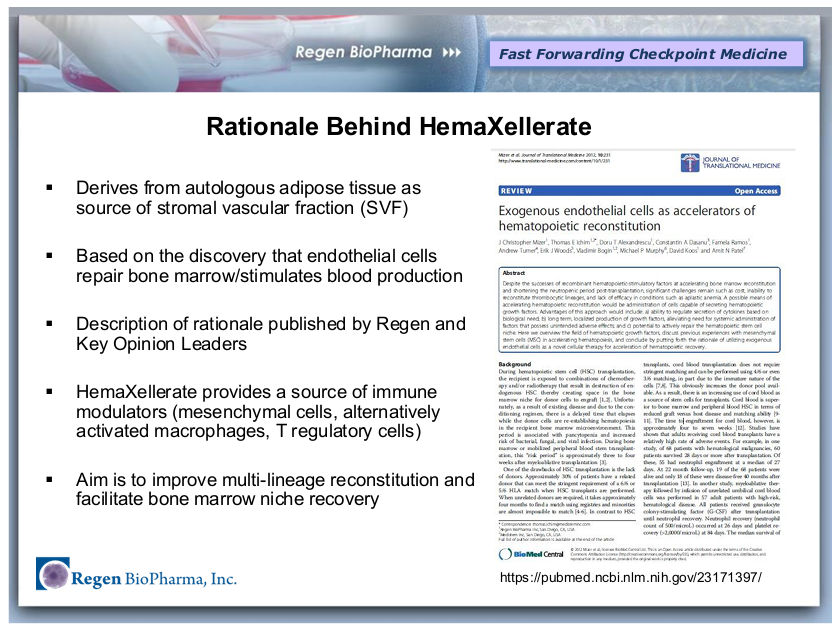 The HemaXellerate Advantage